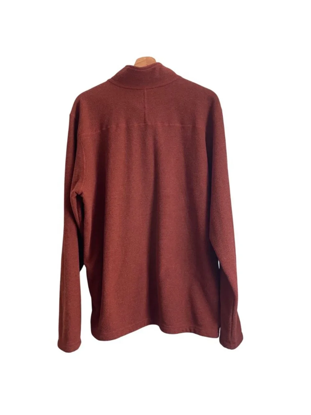 The North Face Mens Fleece 1/4 Zip Pullover Size XL Textured Outdoor Preppy